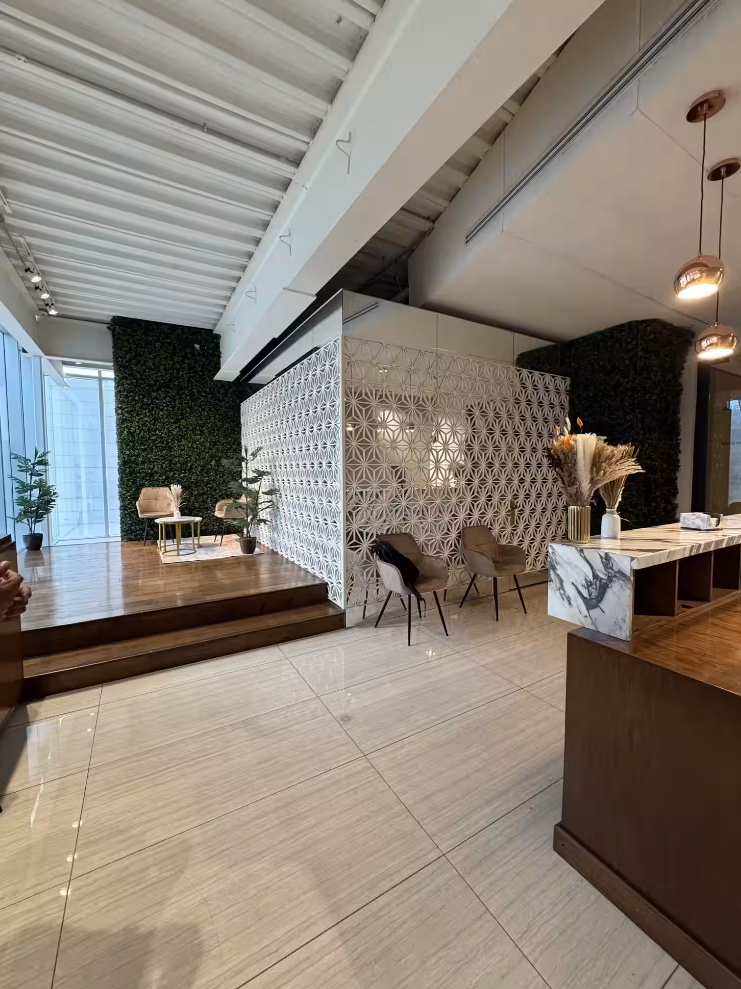 Pasillo del estudio